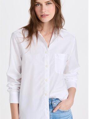 NWT | Rag & Bone | ICON Maxine Button Down Shirt | White | Small